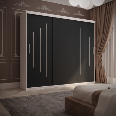 Dulap Venus Space 230*200 Alb&Antracit, [1]