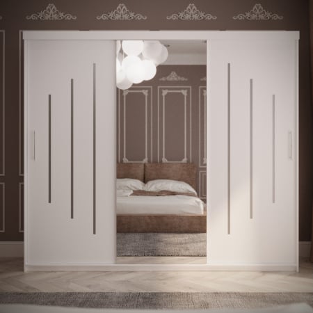 Dressing / Dulap - Dulap Venus Space 230*200 Cu Oglinda Alb,