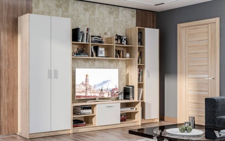 Seturi Living / Sufragerie - Living Caroli 3M Sonoma&Alb