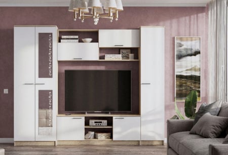 Seturi Living / Sufragerie - Living Freddy Sonoma&Alb