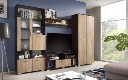 Seturi Living / Sufragerie - Living Vienna Wenge&Sonoma