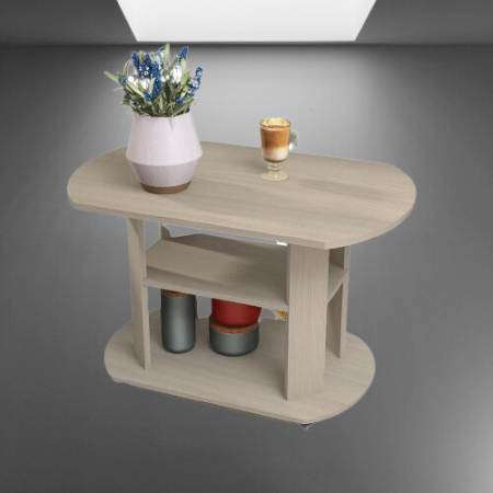 Masa cafea, Ideal Mobila, culoare sonoma, 84x58x54 cm [5]