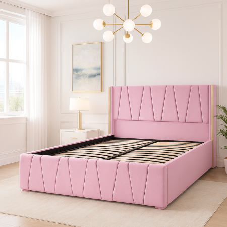 Pat Eva Tapitat cu Somiera rabatabila [2]