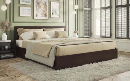 Paturi - Pat Mijloc Wenge 140 x 200cm