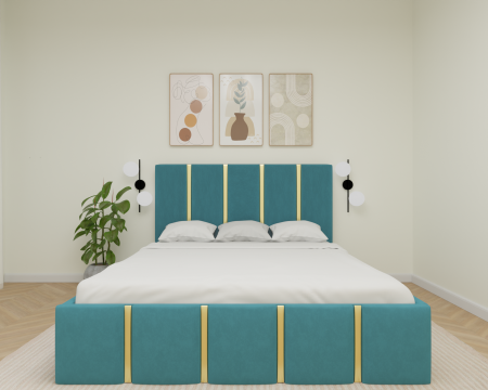 Pat Milano Tapitat cu Somiera Rabatabila [2]