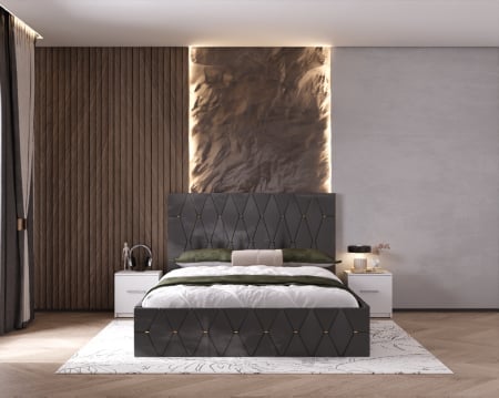 Pat Tapitat Maldive 180X200 Paturi - Pat Tapitat Maldive 180X200