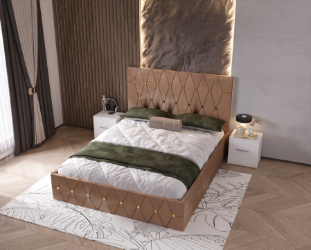 Paturi Tapitate - Pat Tapitat Venus 140x200