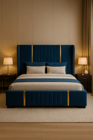 Paturi Tapitate - Patul Tapițat Hawaii cu Somieră Rabatabilă