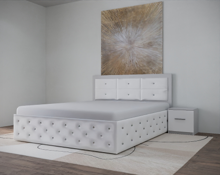 Set Pat Nemira New Alb cu Noptiere [1]