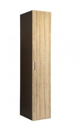 Dressing / Dulap - Soldat cu 4 polite si o usa Wenge&Sonoma