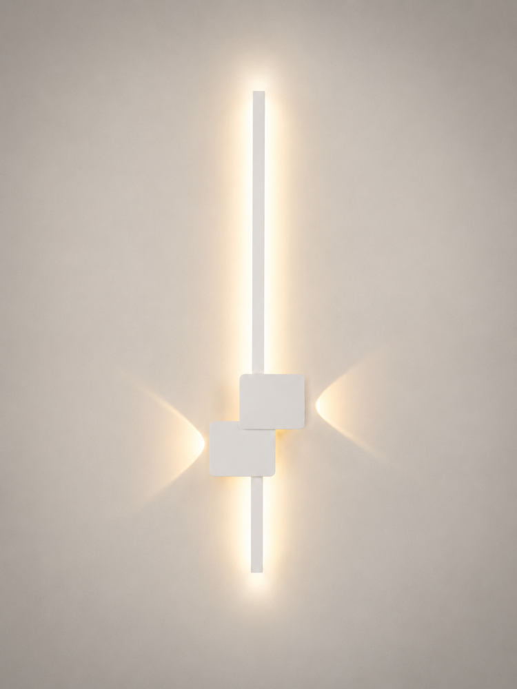 Aplică LED de perete pentru interior, AVI®, 60 cm, 8-24W, alb, 3 tipuri de lumină, AVI-5643 [3]