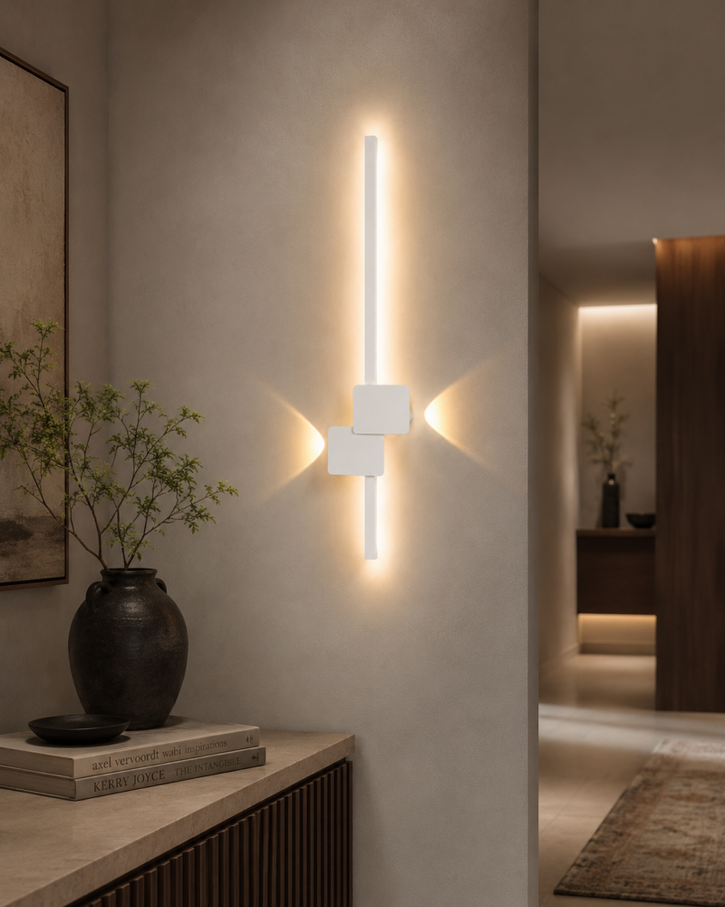 Aplică LED de perete pentru interior, AVI®, 60 cm, 8-24W, alb, 3 tipuri de lumină, AVI-5643 [2]