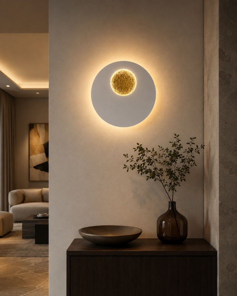 Aplică LED de perete rotundă pentru interior, AVI®, Ø23 cm, putere maximă 24W, AVI-5622 [3]