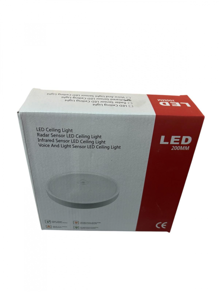 Aplica - plafoniera cu senzor de miscare, Ø20cm, 16W, lumina rece 6500k, AVI-4826 [5]