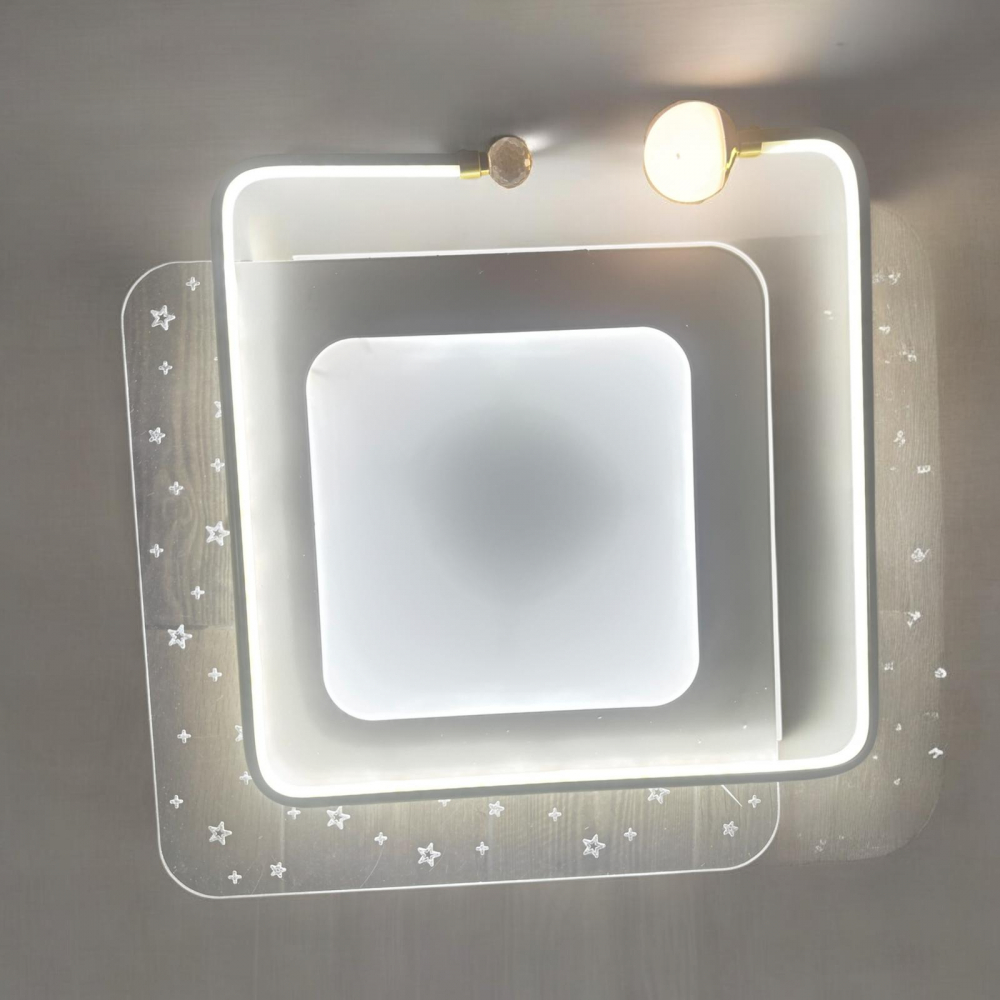 Aplica - plafoniera LED 50 x 50 cm, lumina rece, calda si neutra, AVI-4688 [1]