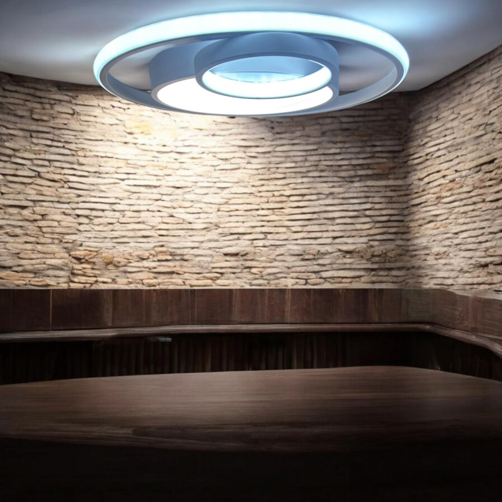 Aplica - plafoniera LED Ø45 cm, lumina rece, calda si neutra, AVI-4686 [1]