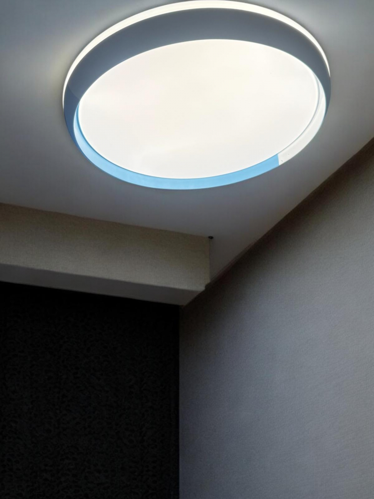 Aplica - plafoniera LED cu Ø40 cm, marginea alb - albastru, lumina rece, calda si neutra, AVI-4694 [3]