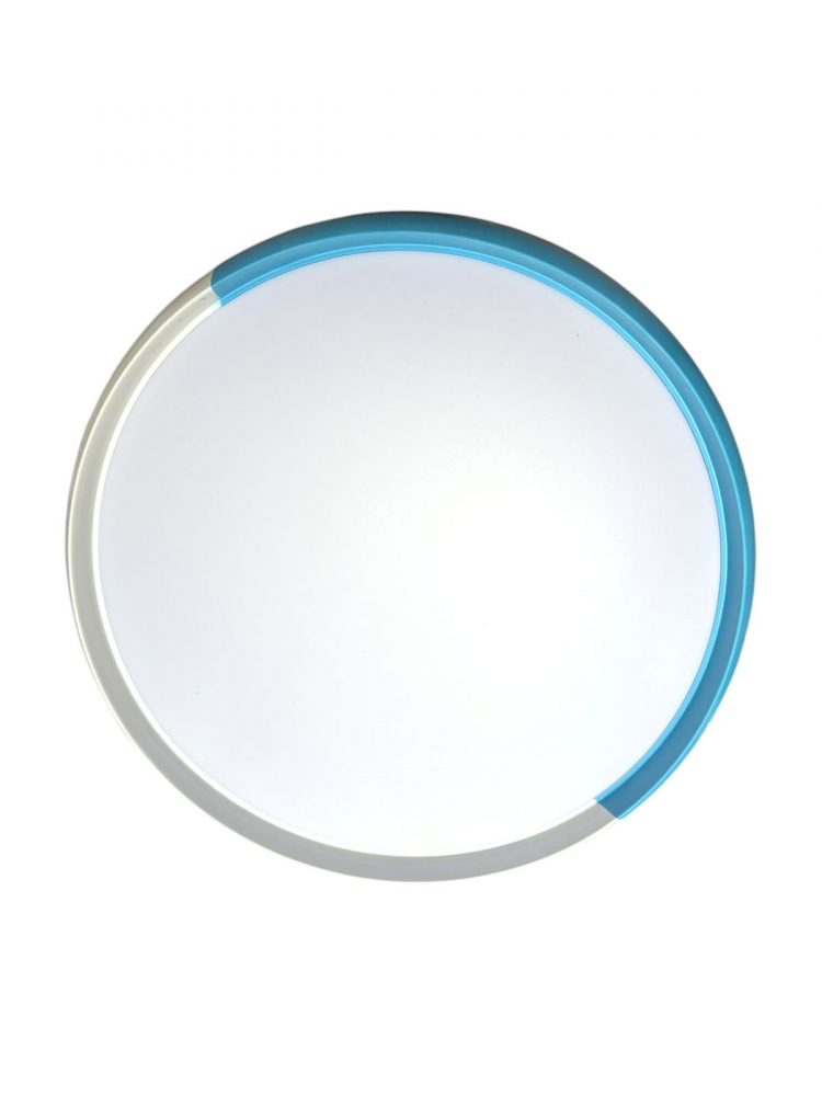 Aplica - plafoniera LED cu Ø40 cm, marginea alb - albastru, lumina rece, calda si neutra, AVI-4694 [5]
