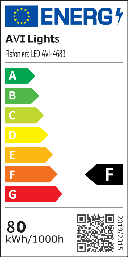 Aplica - plafoniera LED, lumina rece, calda, neutra 50.5 x 42.5 cm, AVI-4683 [7]