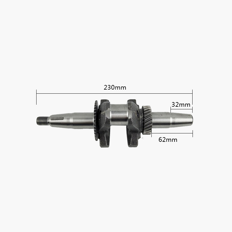 Arbore cotit motor 168F, 170F – lungime 230 mm, Ø18 mm, capete conice, compatibil GX160, GX200, 6.5–7.5CP, pentru generator, motocultor, echipamente 4T, AVI-4952 [2]