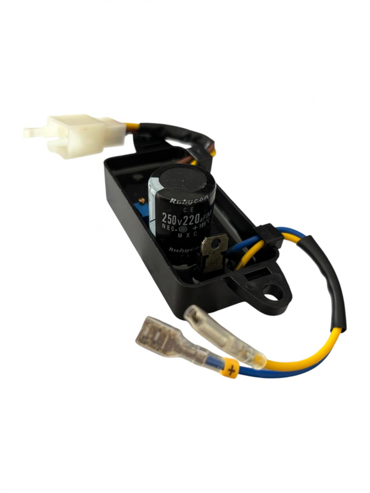 AVR regulator automat tensiune generator 170F, carcasă plastic 77x38 mm, 6 fire, 250V 220μF, AVI-4958 [2]