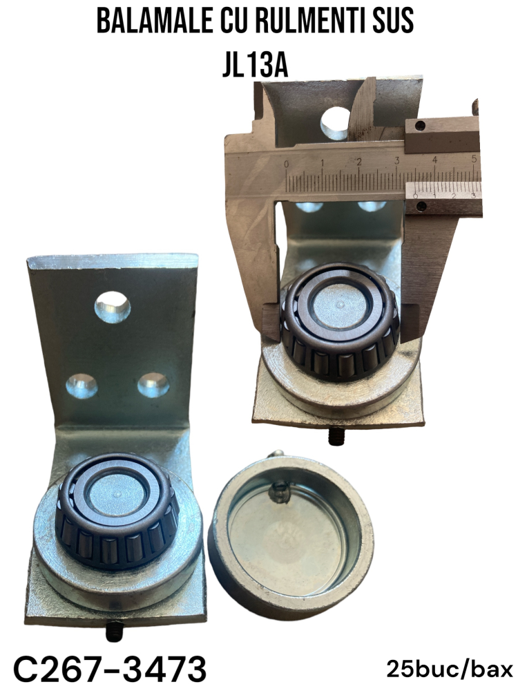 Balama inferioara cu rulment Ø 50mm pentru porti culisante, AVI-3474 [2]