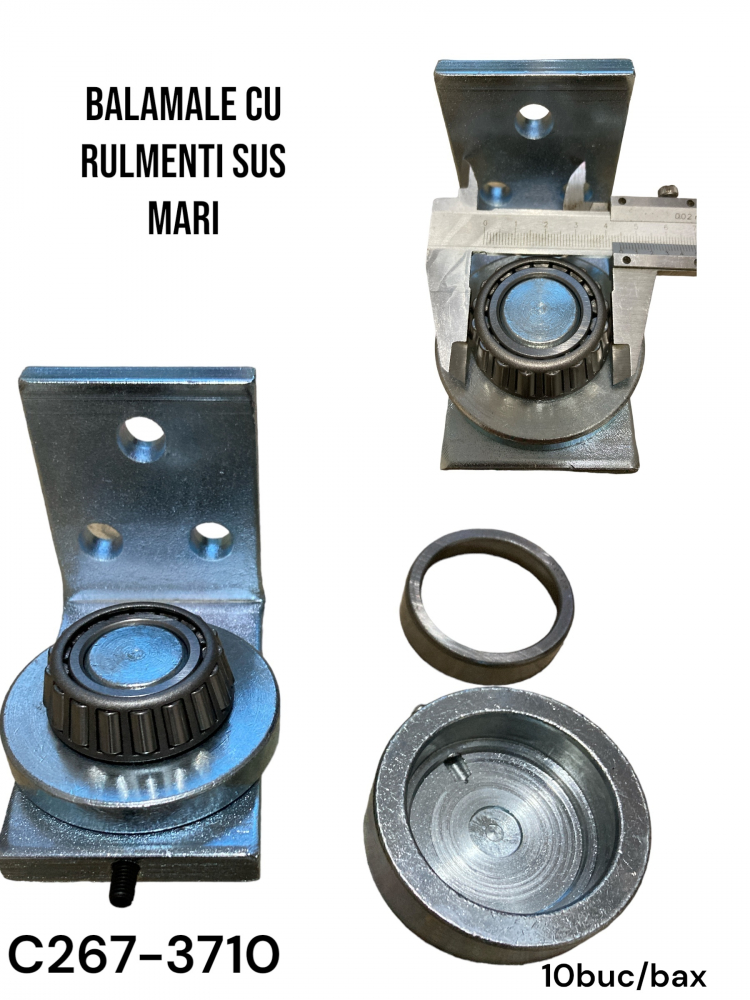 Balama superioara cu rulment Ø 50mm pentru porti culisante, AVI-3710 [4]