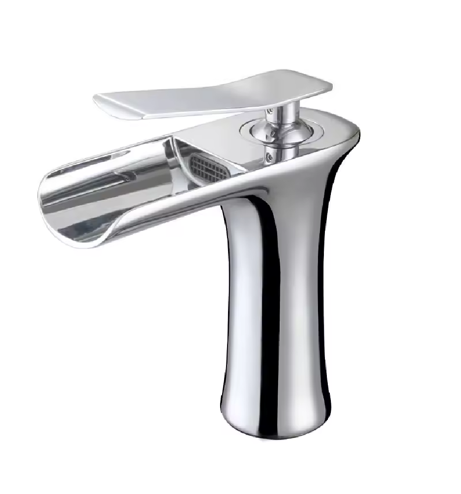 Baterie baie cu waterfall, H 16cm, crom lucios, AVI-4099 [6]