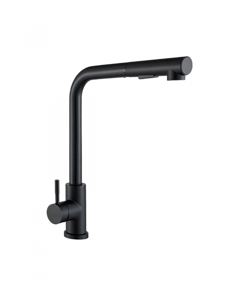 Baterie bucatarie cu dus extractibil, mod spray, negru mat, H-35cm, AVI-4101 [4]