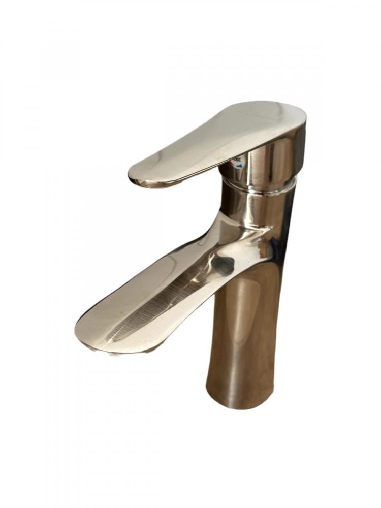 Baterie chiuveta baie premium, H pipa 13.5cm, H total 18cm, L pipa 14cm, gri cromat, AVI-4457 [4]