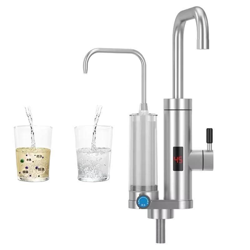 Baterie cu incalzire apa instant, electrica, cu filtru de apa, inaltime 40cm, model ZSWK-D02, AVI-4130 [2]