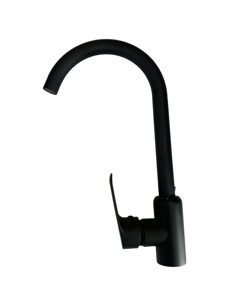Baterie de bucatarie inalta, inaltime 35cm, negru mat, AVI-3317 [4]