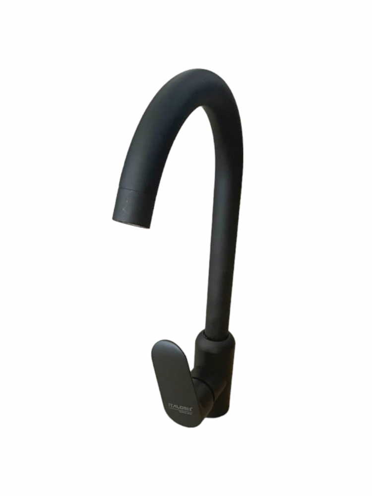 Baterie de bucatarie inalta, inaltime 35cm, negru mat, AVI-3317 [3]