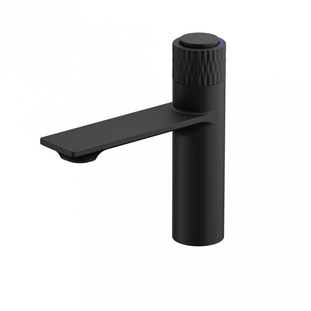 Baterie sanitara baie, gama luxury, H pipa 11cm, H total 16.5cm, 730 grame, negru mat, AVI-4117 [1]
