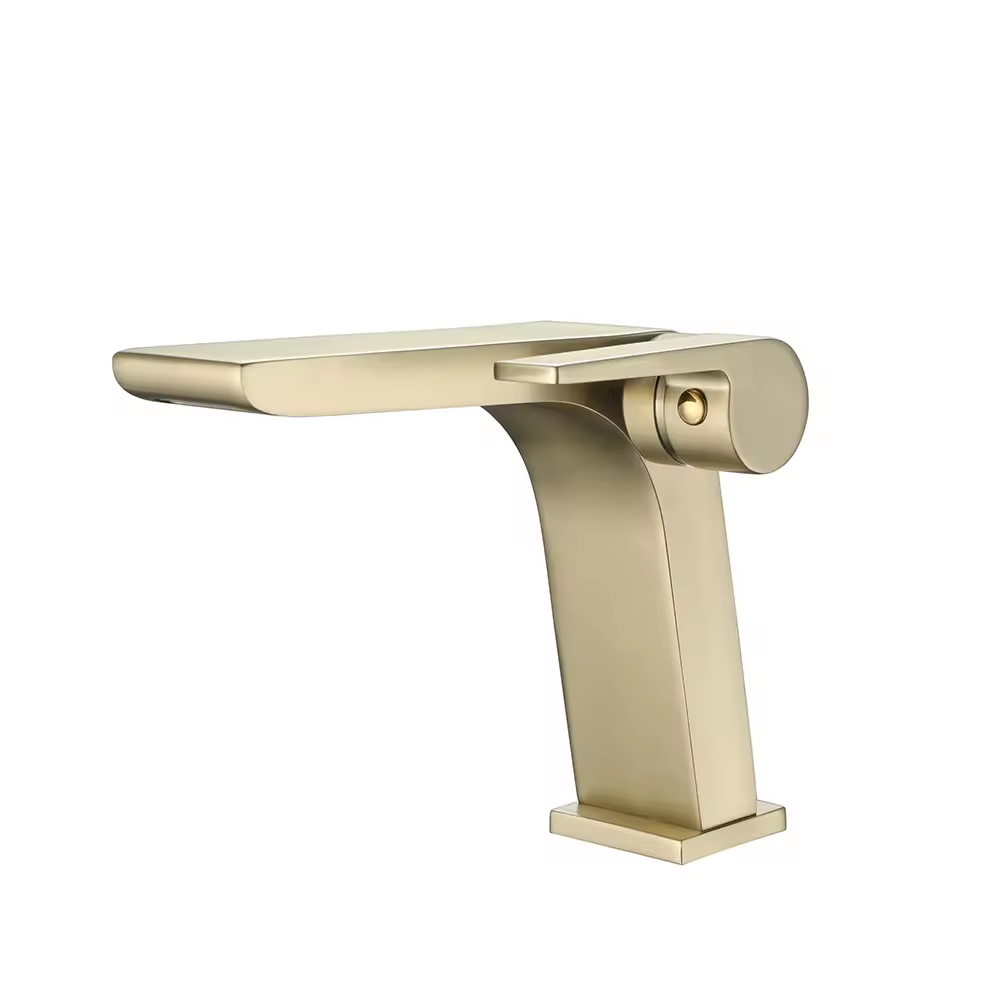 Baterie sanitara baie, premium, model auriu mat luxury, H 14cm, 800 grame, AVI-4120 [1]