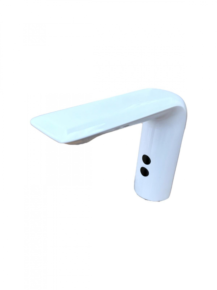 Baterie sanitara premium, cu senzori, H13.5 cm, alba, AVI-4095 [3]