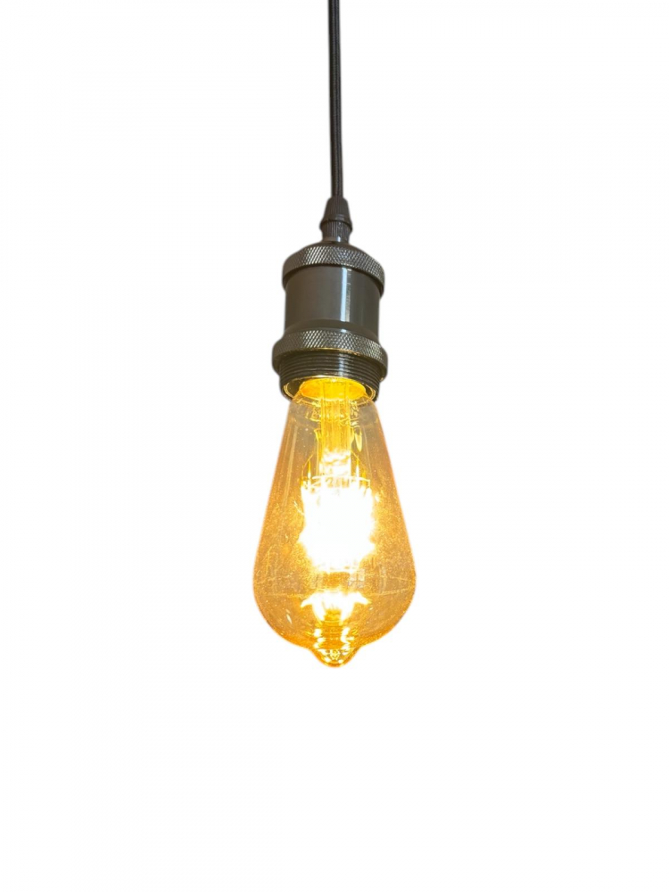 Bec decorativ cu LED, vintage, 6w, E27, lumina calda 2700K, sticla amber AVI-4431 [3]