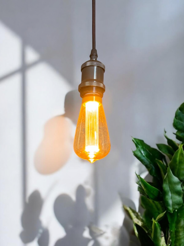 Bec Decorativ LED Vintage, 3W, E27, Lumină Caldă 1800-2000K, 15cm x 7cm, AVI-4824 [4]