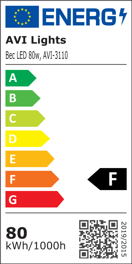 Bec LED 80w, E27, AVI-3110 [3]