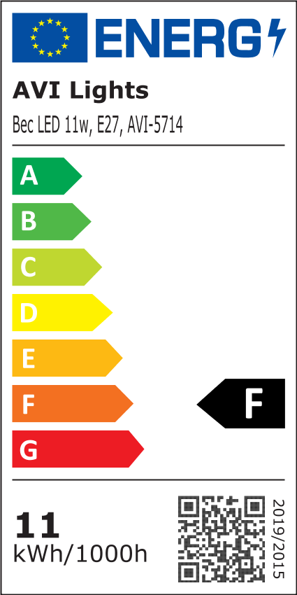 Bec LED decorativ E27, AVI®, 11W, 3 tipuri de lumină, finisaj auriu, AVI-5714 [2]