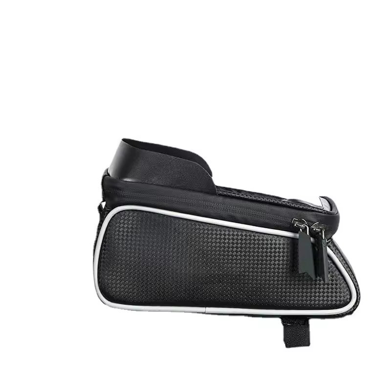 Borseta pentru biciclete cu husa telefon 17.5 x 8.5 cm, touchscreen sensitive, impermeabila, banda reflectorizanta, AVI-4331 [2]
