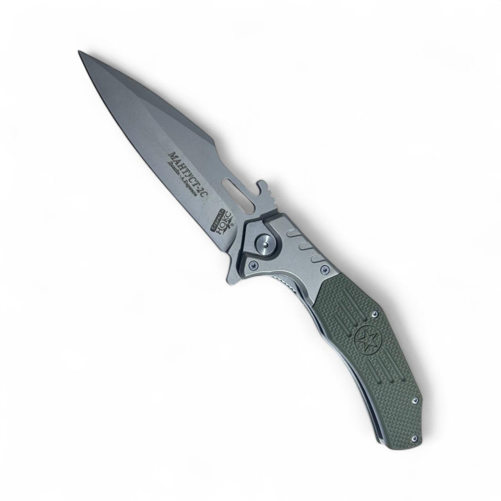 Briceag AVI® pliabil, lamă 10 cm, lungime totală 23 cm, grosime lamă 3.5 mm, 180 g, cu deschizător de sticle, AVI-5101 [1]