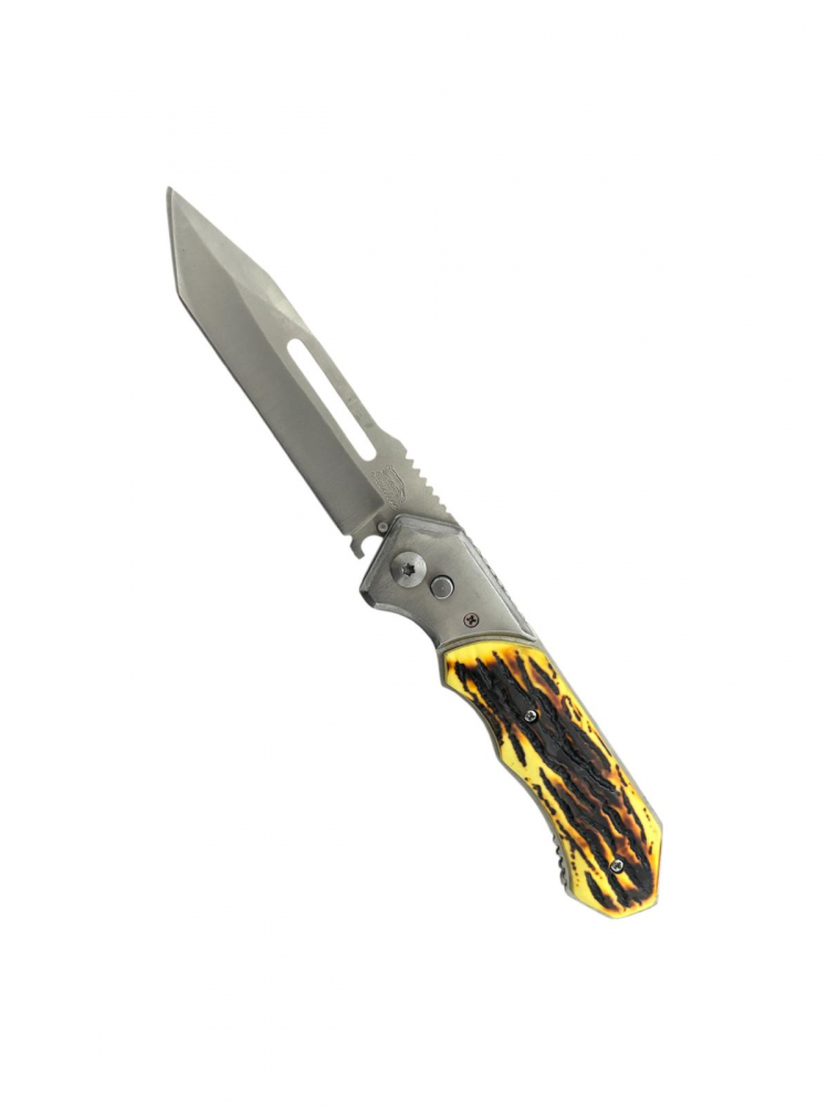 Briceag pliabil, lamă 10 cm, lungime totală 23,5 cm, grosime lamă 2,5 mm, 155 g, cu husă, AVI-5046 [1]