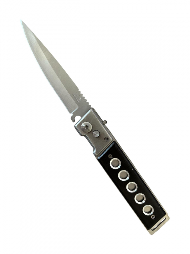 Briceag pliabil pentru outdoor și drumeții, lamă 9,5 cm, lungime totală 22,5 cm, 130 g, AVI-5074 [1]