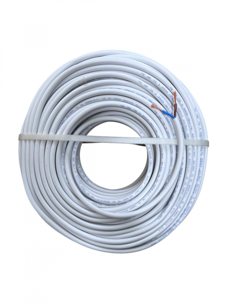 Cablu electric Ø8mm, 2 x 2.5mm², rola 100 metri, TTR, 11.7 KG, AVI-4795 [2]