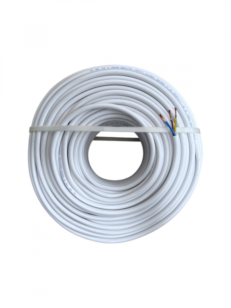 Cablu electric Ø9mm, 3 x 2.5mm², rola 100 metri, TTR, 14.3 KG, AVI-4796 [2]