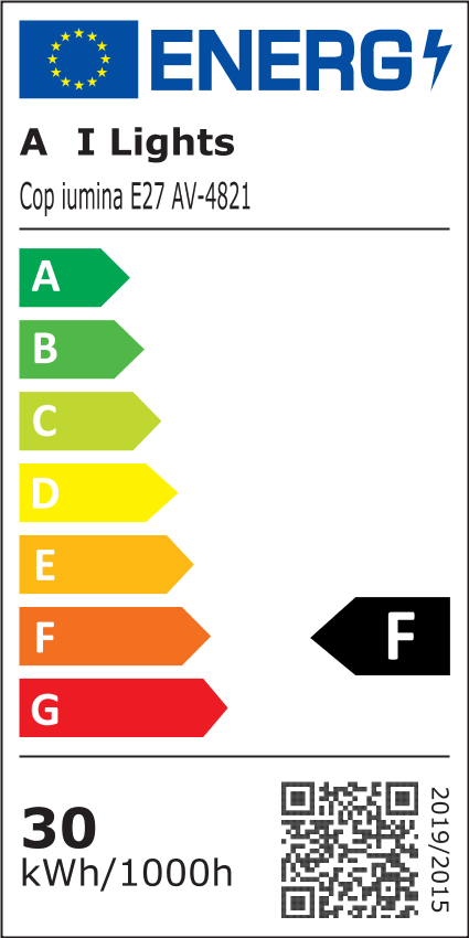 Cablu pendul cu dulie decorativa, suport metalic tavan, reglabil pe inaltime, E27, bec 4808 inclus, negru, AVI-4821 [6]