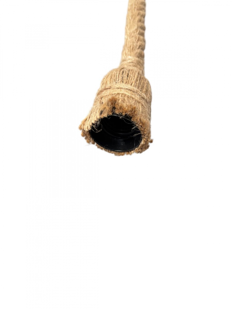 Cablu pendul cu franghie iuta 90 cm, aspect retro, cu soclu E27, suport metalic tavan, bec 4808 inclus, AVI-4819 [8]