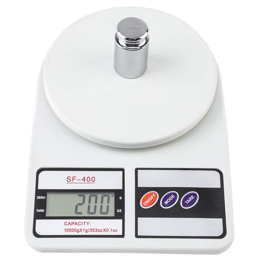 Cantar de bucatarie, LCD, 10KG, Alb [4]
