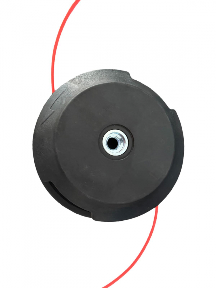 Cap motocoasă tambur universal Ø12.5 cm – buton metalic, negru-portocaliu, 500g, M10 x 1.25mm, AVI-4775 [3]